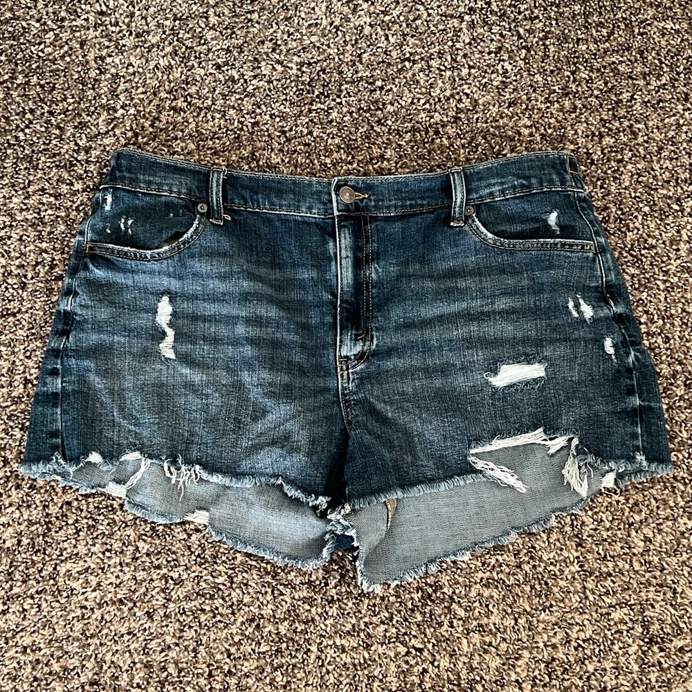 aerie daydreamer denim shorts